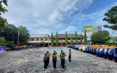 Apel dalam Rangka Milad Muhammadiyah ke-112 di PCM Cepu